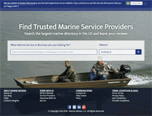 Tablet Screenshot of marineadvisor.com